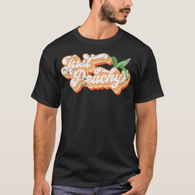 Camiseta Gracioso retro peachy años 70 Georgia Peaches Summ (Anverso)