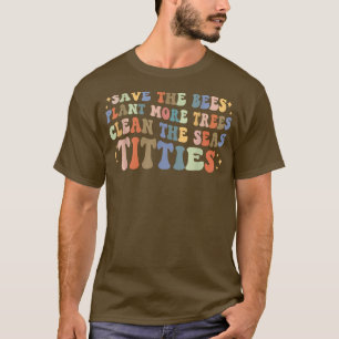 Camiseta Gracioso Retro Salvar Las Abejas - Salven La Plant