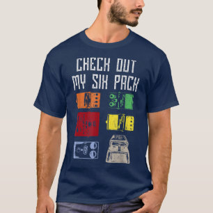 Camiseta Gracioso Revisa Mi Música De Seis Pedales De Guita