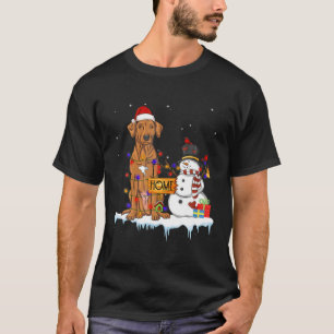 Camiseta Gracioso Ridgeback Navidades de perro de Rodesia S