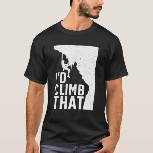 Camiseta Gracioso Rock Escalante Arte Para Hombres Alpinism