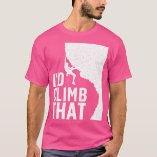 Camiseta Gracioso Rock Escalante Arte Para Hombres Alpinism
