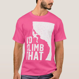 Camiseta Gracioso Rock Escalante Arte Para Hombres Alpinism