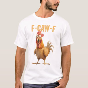 Camiseta Gracioso Rooster Meme T-Shirt: Sassy Raven Crow F-