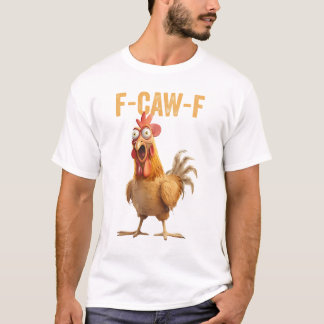 Camiseta Gracioso Rooster Meme T-Shirt: Sassy Raven Crow F-