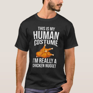 Camiseta Gracioso Ropa De Nugget De Pollo Para Niños Nugg D