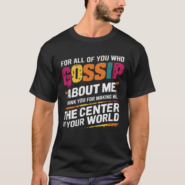 Camiseta Gracioso rumor de vida Chiste humor sarcástico (Anverso)