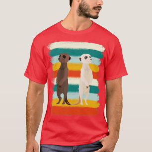 Camiseta Gracioso Safari Animal Africano Meerkat
