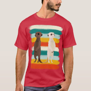 Camiseta Gracioso Safari Animal Africano Meerkat