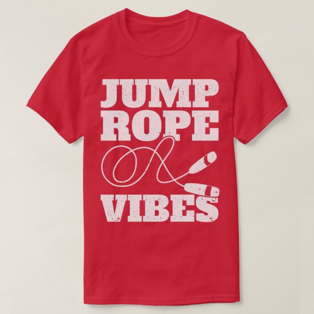 Camiseta Gracioso Salto Rope Salto Rope Salto Vibes1 (Diseño del anverso)