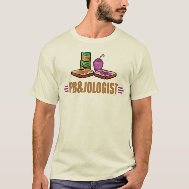 Camiseta Gracioso sandwiches de manitas de maní (Anverso)