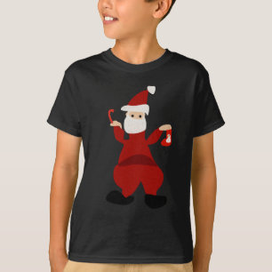 Camiseta Gracioso Santa Claus
