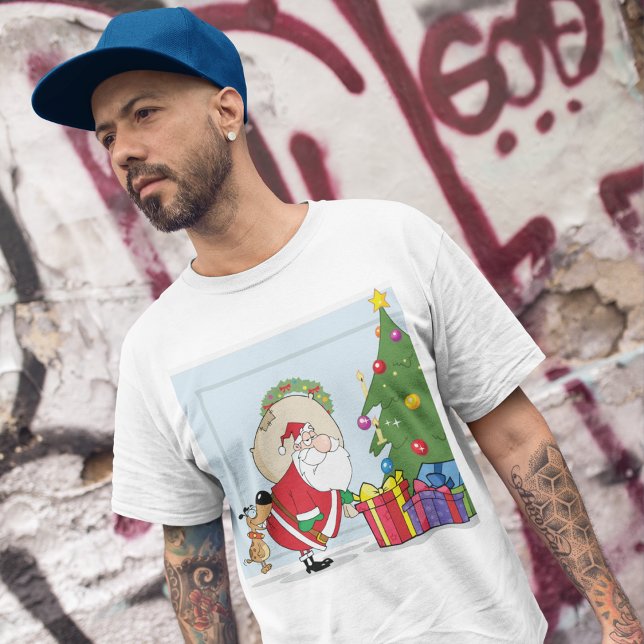 Camiseta Gracioso Santa Claus Mens T-Shirt (Subido por el creador)