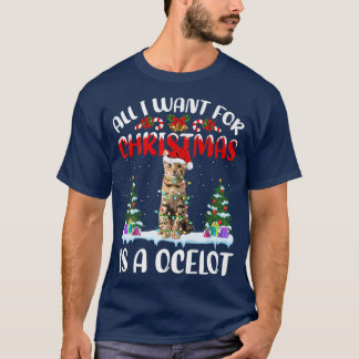 Camiseta Gracioso Santa Hat Todo Lo Que Quiero De Los Navid