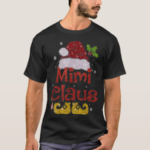 Camiseta Gracioso Santa Mimi Claus Navidades Regalos Famili