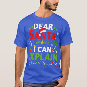 Camiseta Gracioso santa que puedo explicar a los niños pequ