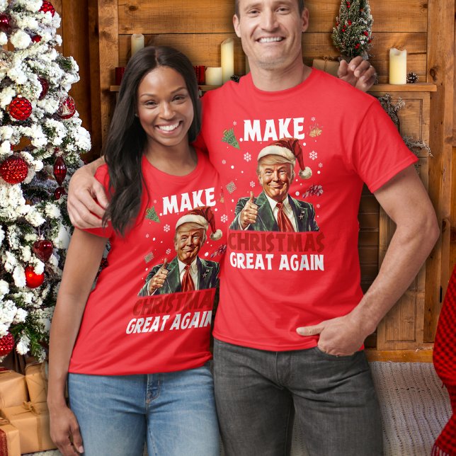 Camiseta Gracioso Santa Trump | Hacer a los Navidades grand (Subido por el creador)