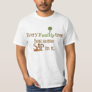 Camiseta Gracioso Sap De Árbol Familiar