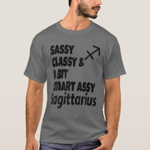 Camiseta Gracioso Sassy Clásico Y Un Poco Inteligente Assy 