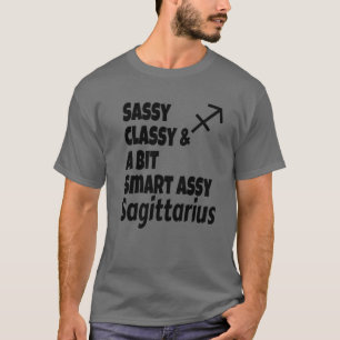 Camiseta Gracioso Sassy Clásico Y Un Poco Inteligente Assy 