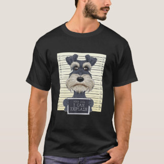 Camiseta Gracioso Schnauzer Dad I Miniatura Schnauze