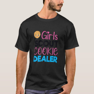 Camiseta Gracioso Scout Para Chicas Cookie Dealer Scouting 