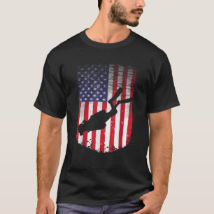 Camiseta Gracioso Scuba Diving Art Para Hombres Mujeres Scu