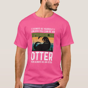Camiseta Gracioso Sea Otter Lover Animal Gift Hombres Mujer