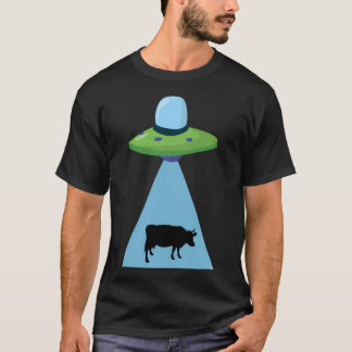 Camiseta Gracioso secuestro de vacas Ufo
