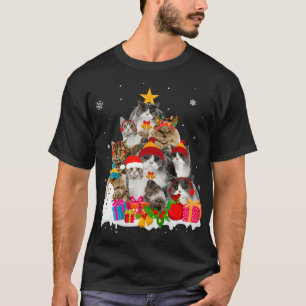 Camiseta Gracioso Selkirk Re Mascota de Árbol de Navidad Ca