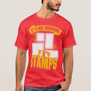 Camiseta Gracioso Sello de Posta Recolectando regalo de col