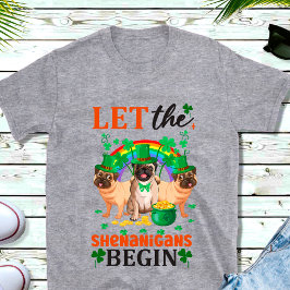Camiseta Gracioso Shenanigans Perro St Patricks Day T-Shirt