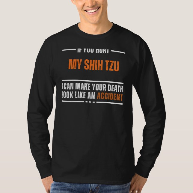 Camiseta Gracioso Shih Tzu Lover Tee - Desi audaz y diverti (Anverso)