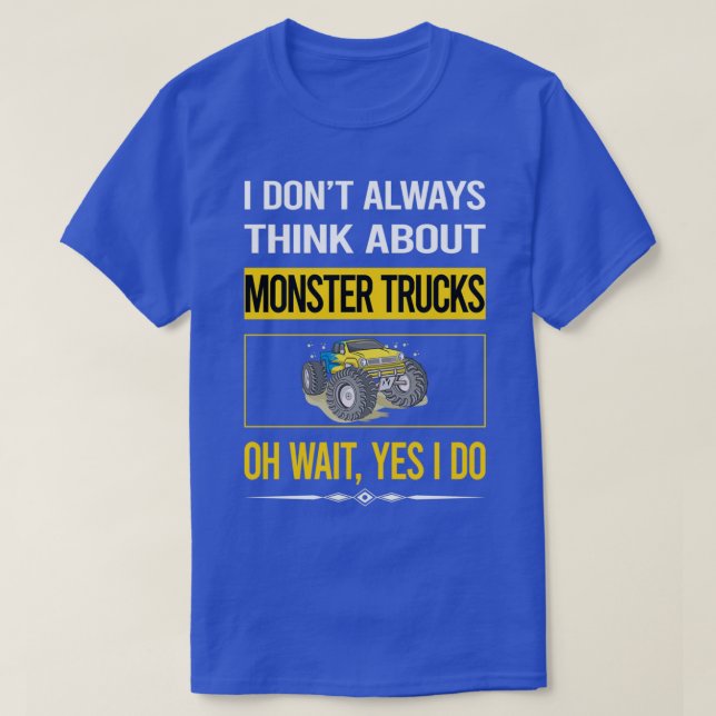 Camiseta Gracioso Sí Hago Camiones Monster (Diseño del anverso)