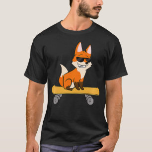 Camiseta Gracioso Skateboarding Para Un Cuto Skateboard Par