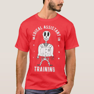 Camiseta Gracioso Skeleton Radiólogo Asistente Médico en Tr