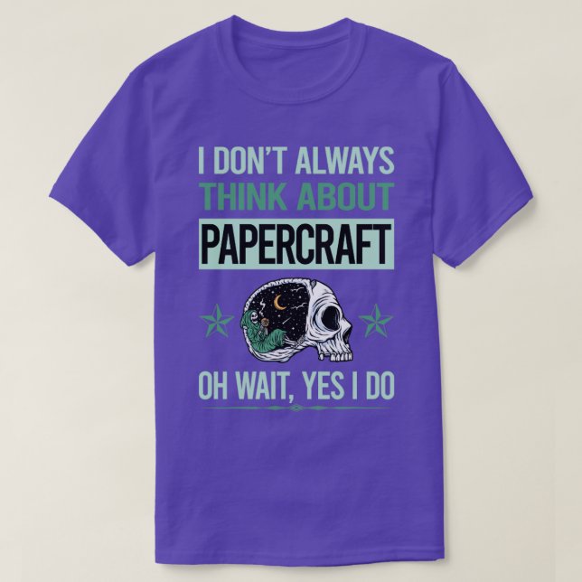 Camiseta Gracioso Skeleton Sí Hago Papercraft (Diseño del anverso)
