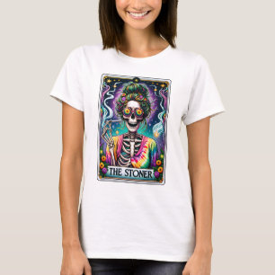Camiseta Gracioso Skeleton The Stoner Tarot