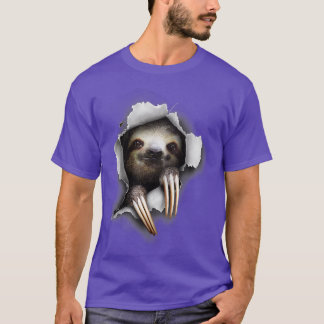 Camiseta Gracioso Sloth , Corte Sloth , Sloth Lover