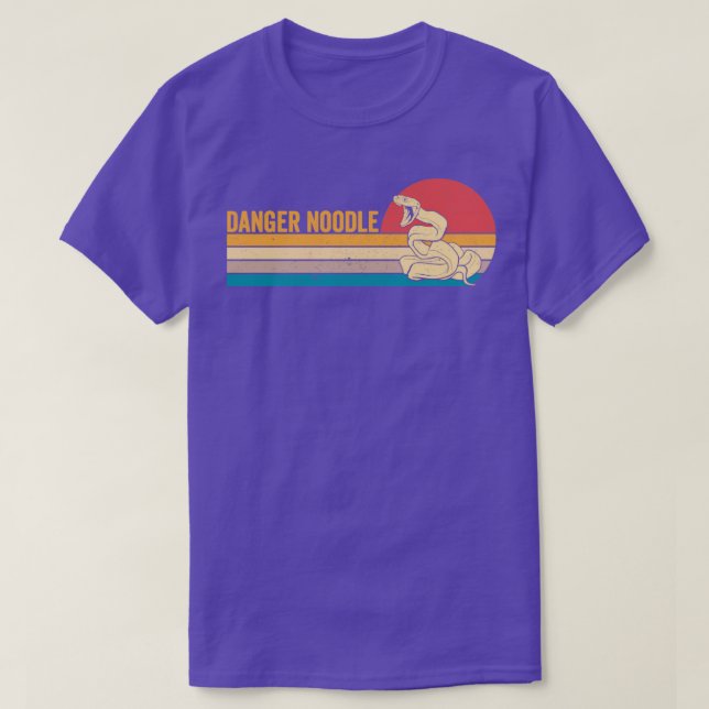Camiseta Gracioso Snny Danger Noodle Retro (Diseño del anverso)