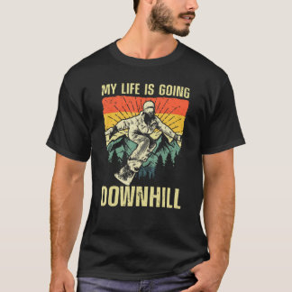 Camiseta Gracioso Snowboard Art Para Hombres Mujeres Snowbo