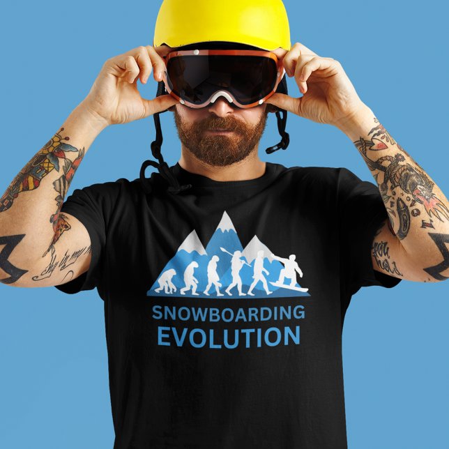 Camiseta Gracioso Snowboarder (Funny Snowboarding Shirt)
