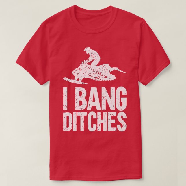 Camiseta Gracioso Snowmobile Lover Wintersport Motor Sled I (Diseño del anverso)