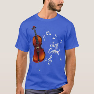 Camiseta Gracioso sólo Cellin Cellist Gift Instrumento Musi