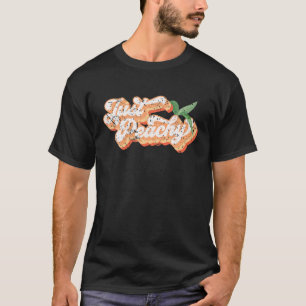 Camiseta Gracioso Sólo Peachy Retro 70 Georgia Peaches Summ