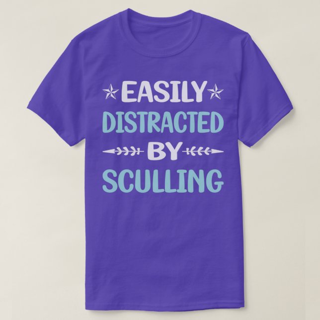 Camiseta Gracioso sondeo fácil de distraer (Diseño del anverso)