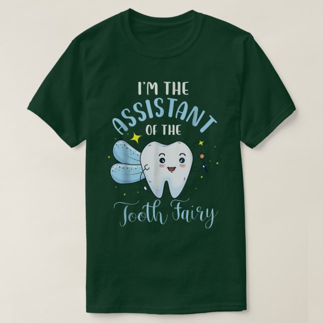 Camiseta Gracioso Soy El Ayudante De Dental Dental Dental A (Diseño del anverso)