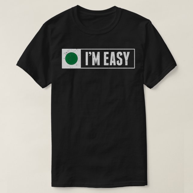 Camiseta Gracioso soy el retro V del Rótulo de montaña Easy (Diseño del anverso)