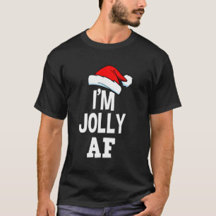 Camiseta Gracioso Soy Jolly Af Tee Cute Santa Men Regalo F