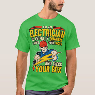 Camiseta Gracioso Soy Un Cable Eléctrico Electrónico Con In